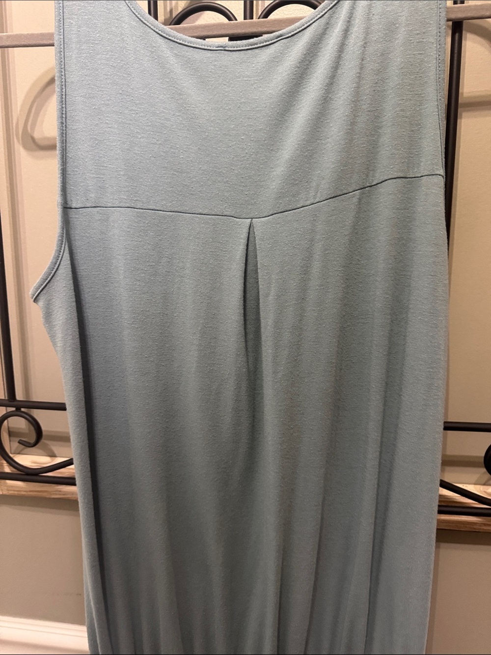 Zenana Outfitters Sleeveless Jumpsuit in Dusty Teal L - Picture 8 of 9